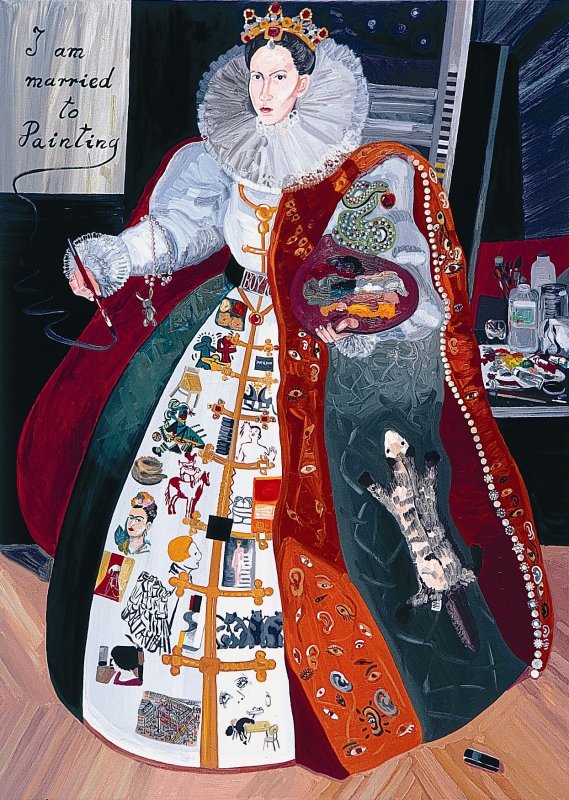 Dwurnik, portret, I am married to painting
