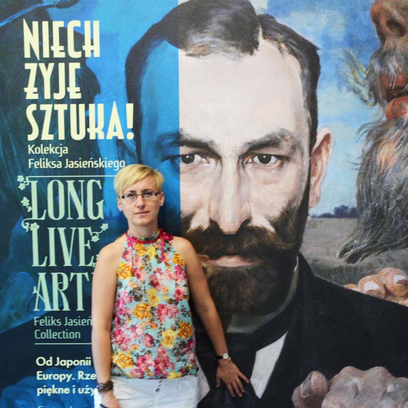 Jacek Malczewski, portret, Niech żyje sztuka, Muzeum Narodowe w Krakowie, Feliks Jasieński, plakat